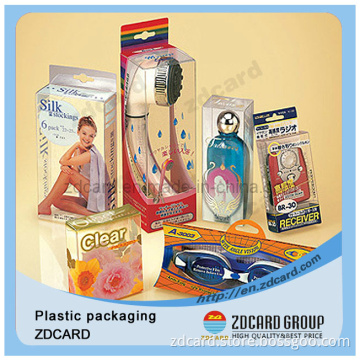 PVC/Pet/PP Packing Box for Cosmetics Bottle Packing